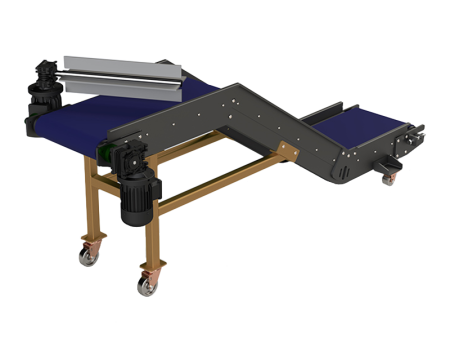 Ленточный конвейер с сепаратором. Серия IVT-A-A009