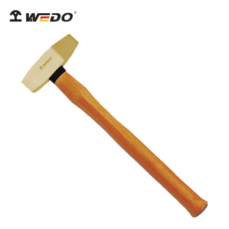 Молоток с деревянной рукояткой искробезопасный AL188A-1006