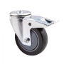 Колесо поворотное D50 мм, отверстие D10 мм, с тормозом, ALF-WB-D50