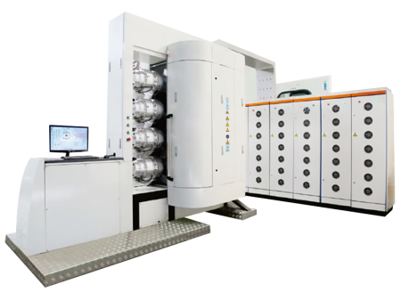 Промышленная вакуумная установка PVD напыления защитных и декоративных покрытий 1612