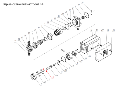 IRS-100025 Втулка изолятора резьбовая (2 шт.)