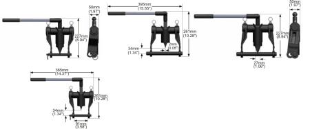 HTMF-7 Фланцевый механический разжим 7 тонн