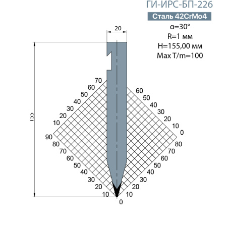 Пуансон BYSTRONIC ГИ-ИРС-БП-226