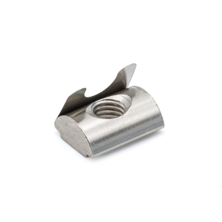 Сухарь пазовый с фиксатором для алюминиевых профилей М4х12,5/8, ALF-FNM4-12.5/8