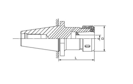 Цанговый патрон BT50-OZ32-105