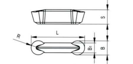 Твердосплавная сменная пластина GDMA840-LH