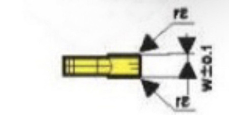 Твердосплавная сменная пластина KGT-2R/L