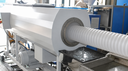 Линия спирального кабельного канала HDPE