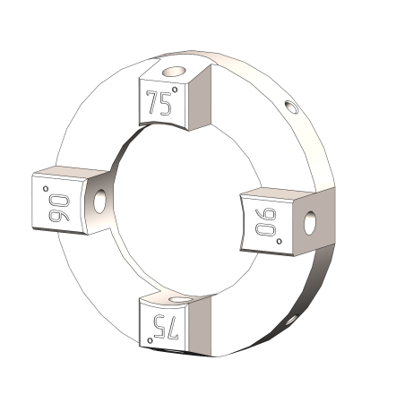 IRS-100018 Держатель инжектора четырехместный 75° / 90°/ 75° / 90°