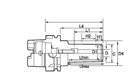 Гидравлический расширительный патрон HSK100A-HM25-110