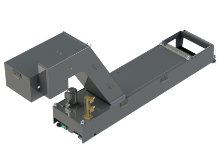 Гусеничный скребковый конвейер с кассетным фильтром. Серия IVT-A-B004