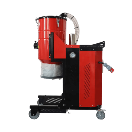 Трехфазный промышленный пылесос для бетонной пыли