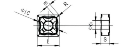 Твердосплавная токарная пластина CNMG 120404-LH