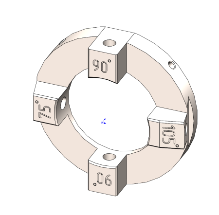 IRS-100006 Держатель инжектора четырехместный 90° / 75° / 90° / 105°