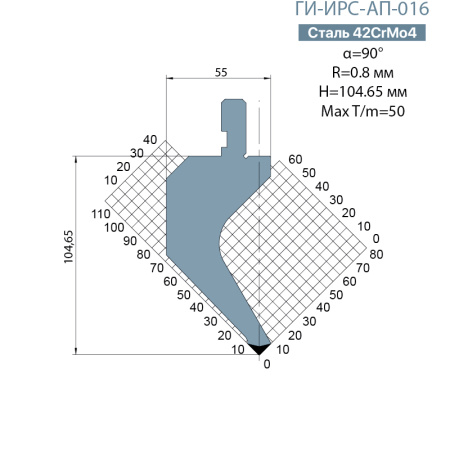 Пуансон Promecam-Amada ГИ-ИРС-AП-016