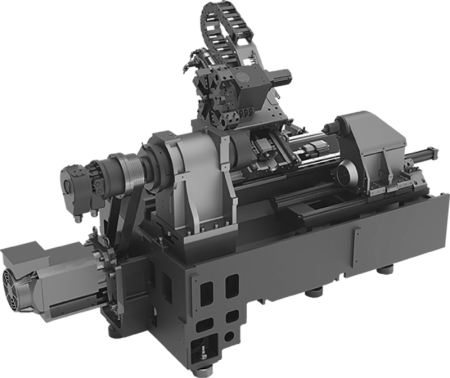 Токарный станок с наклонной станиной с ЧПУ IRT-iT 50