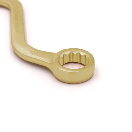 Ключ накидной 2-х сторонний изогнутый AL152A-0810