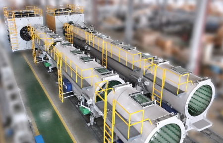 Многослойная линия соэкструзии HDPE труб