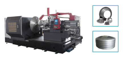 CBS-LSR3000 Крупногабаритный однороликовый станок для ротационной вытяжки металла с ЧПУ