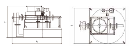 DM-PS-O-2/120 Магнитный сепаратор подвесной круглый с масляным охлаждением