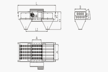 DM-LS-KF-90 Магнитный сепаратор пластинчатый в корпусе для жидких продуктов