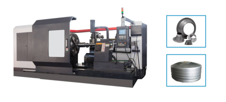 CBS-LSR5000 Крупногабаритный однороликовый станок для ротационной вытяжки металла с ЧПУ