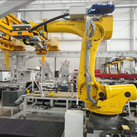 DM-M3-100 Прямоугольный магнитный захват манипулятора для стальных труб и прутьев