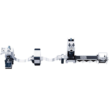 Высокоточная автоматическая линия размотки правки и штамповки MDL-2/10-1000. Ширина рулона 1000 мм
