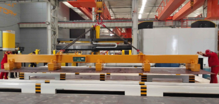 DM1 S12-350/240 Магнитная траверса для листового металла Грузоподъемность 24000 кг