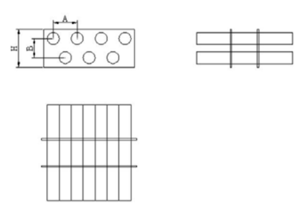 DM-SS-GS-102 Магнитная решетка квадратная для сепаратора