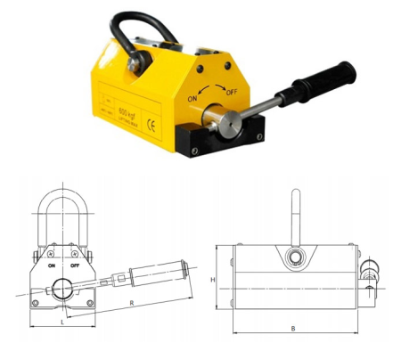 DM-R2-600 Ручной магнитный захват