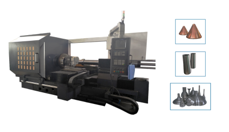 CBS-DR1000 Двухроликовый станок для ротационной вытяжки металла с ЧПУ